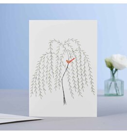 Eloise Hall Wenskaart - Weeping Willow Tree - Dubbele Kaart + Envelop
