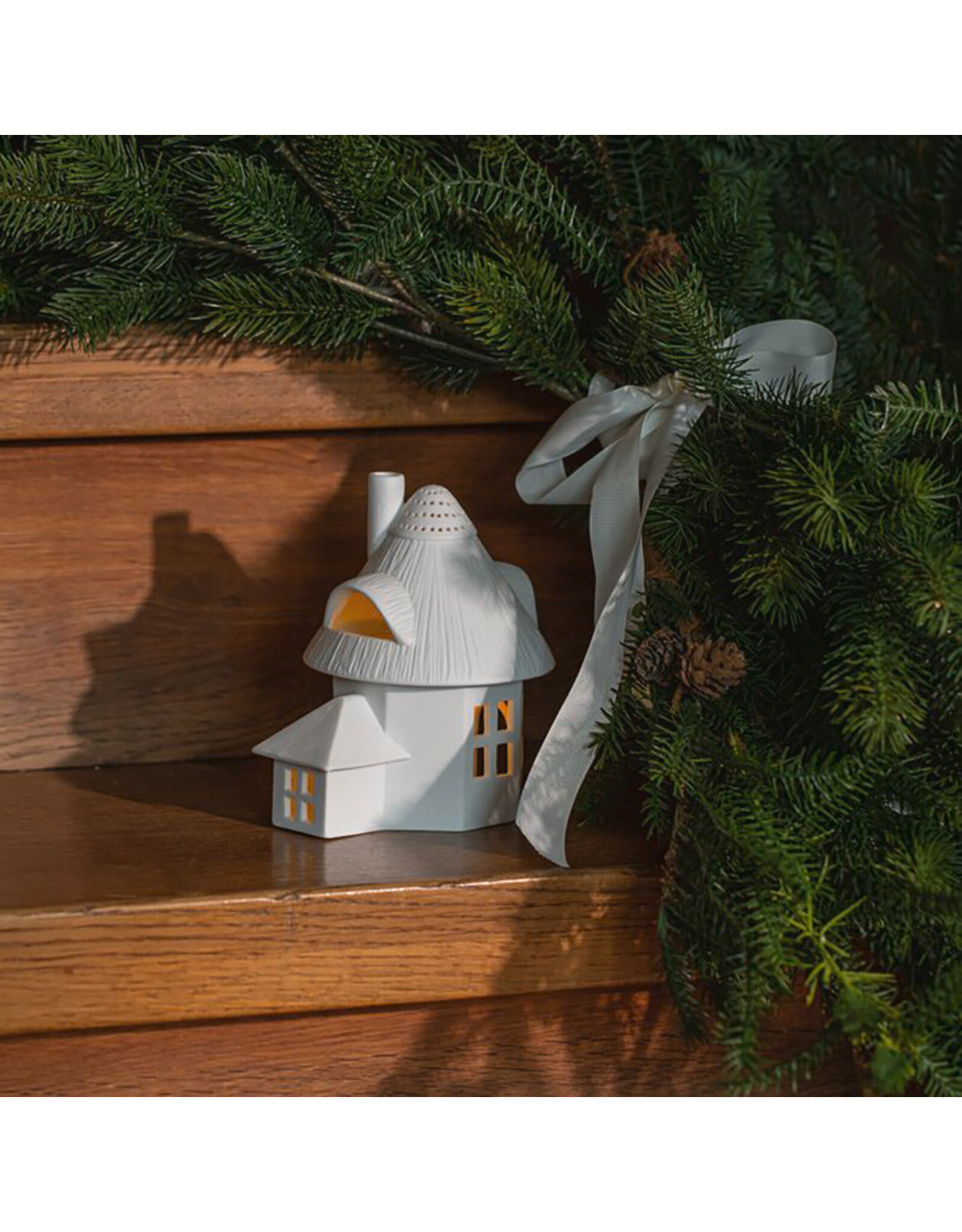 Raeder Lichthuisje L - Rieten Dak rond