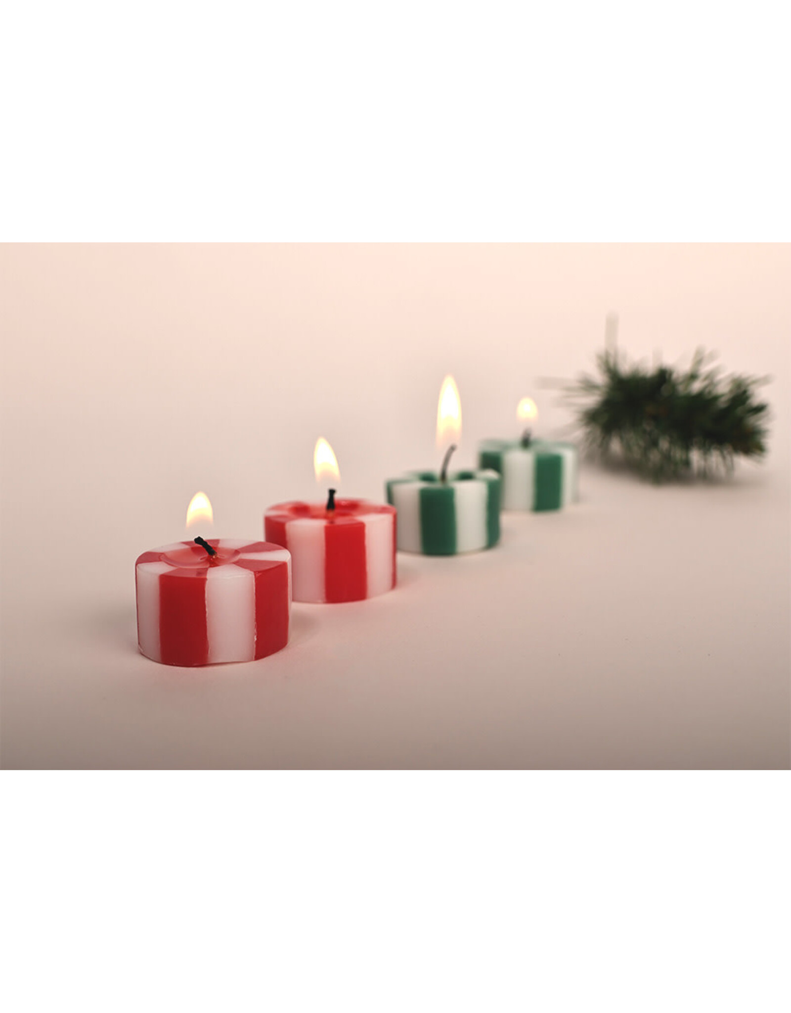 Not the girl who misses much Bonbon Kaarsen, Xmas - 16st - Ø 2,7cm