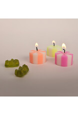 Not the girl who misses much Bonbon Kaarsen, Neon - 16st - Ø 2,7cm