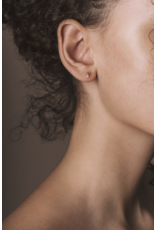 Studio MHL Oorbel MHL - Druppel, Witte parel - 6mm - Zilver925