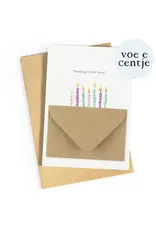 Studio Zwoane Wenskaart - Vandaag is het feest - Dubbele kaart + Envelop