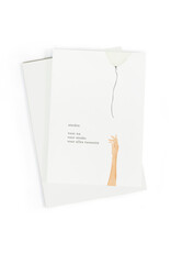 Studio Zwoane Wenskaart - Sterkte voor nu, voor straks - Dubbele kaart + Envelop