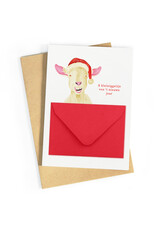 Studio Zwoane Wenskaart - Kleiniggeitje voe 't nieuwe jaar - Dubbele kaart + Envelop