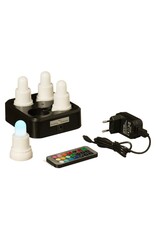 Duni Led Lampjes Oplaadbaar - Multicolor - 4 st