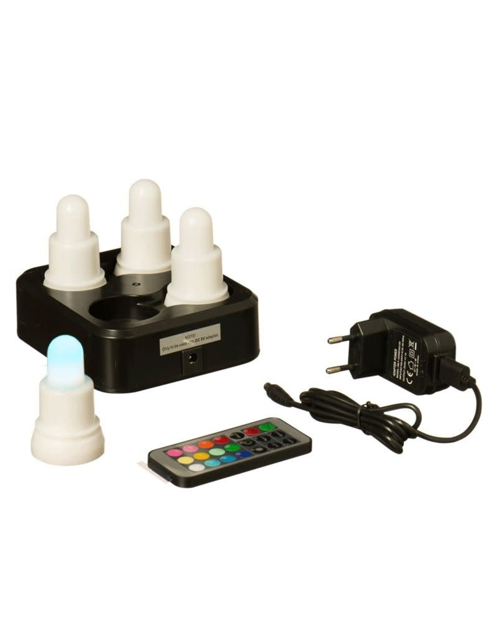 Duni Led Lampjes Oplaadbaar - Multicolor - 4 st