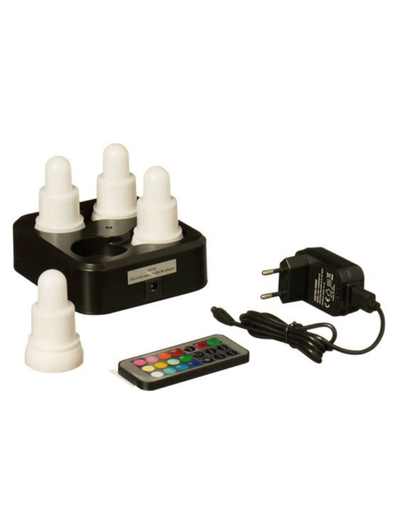 Duni Led Lampjes Oplaadbaar - Multicolor - 4 st