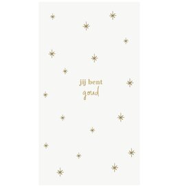 Zusss Servetten - Jij bent goud - 11 x 20cm - 15 stuks