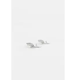 Studio MHL Oorbel MHL - Kleine blaadjes - Zilver925