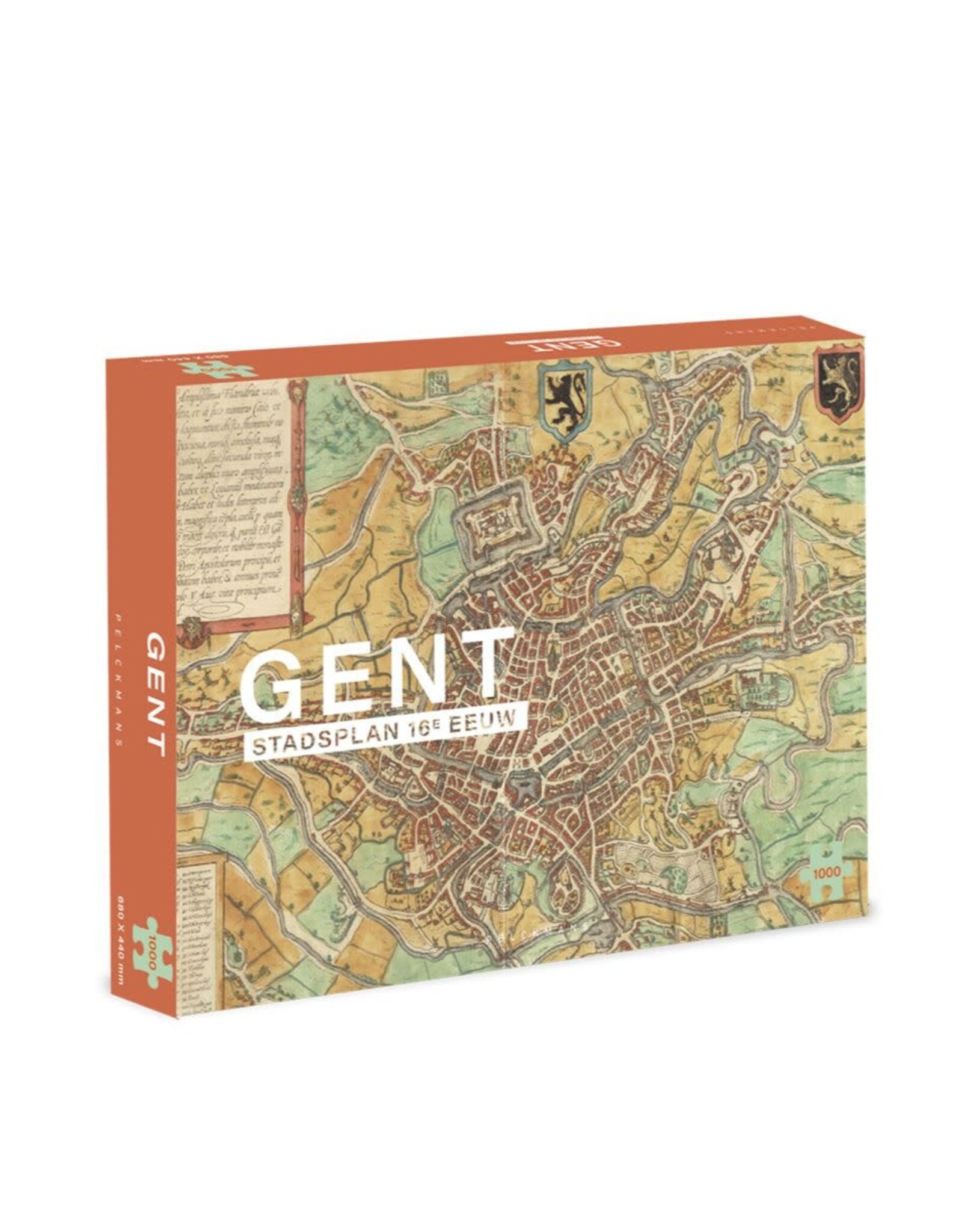 Pelckmans Puzzel Stad Gent - 1000 Stukjes