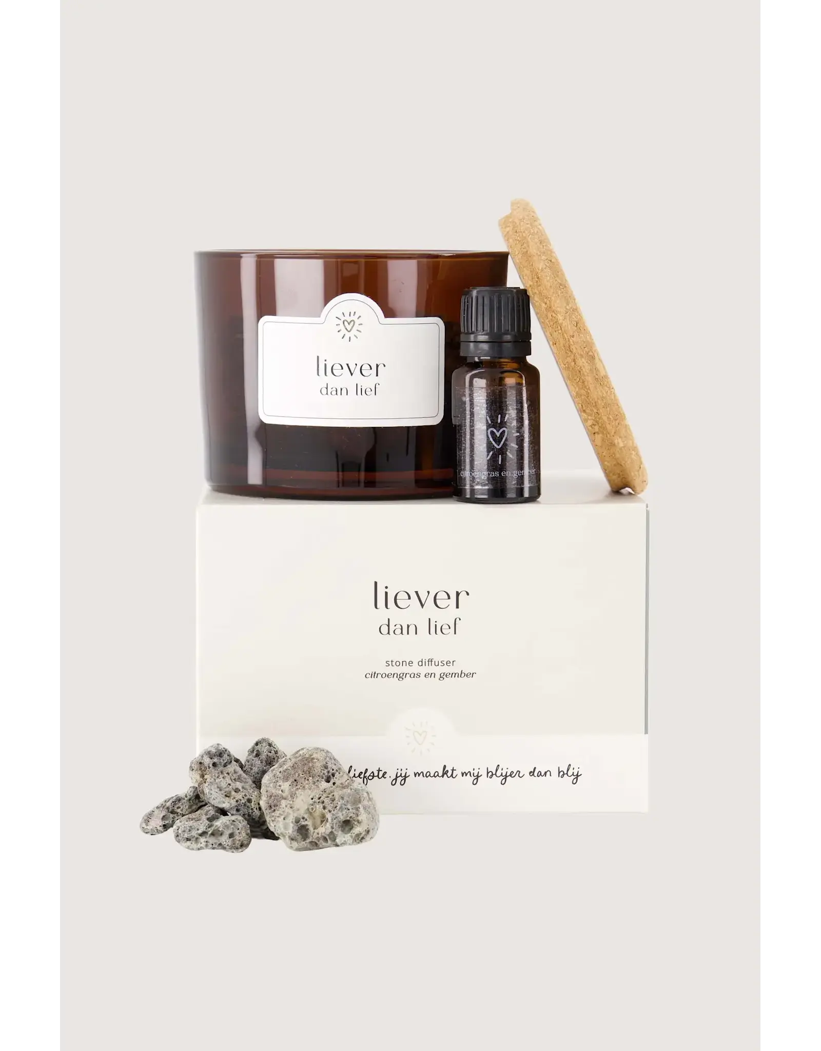 Zusss Diffuser Lava Steen - Liever dan lief