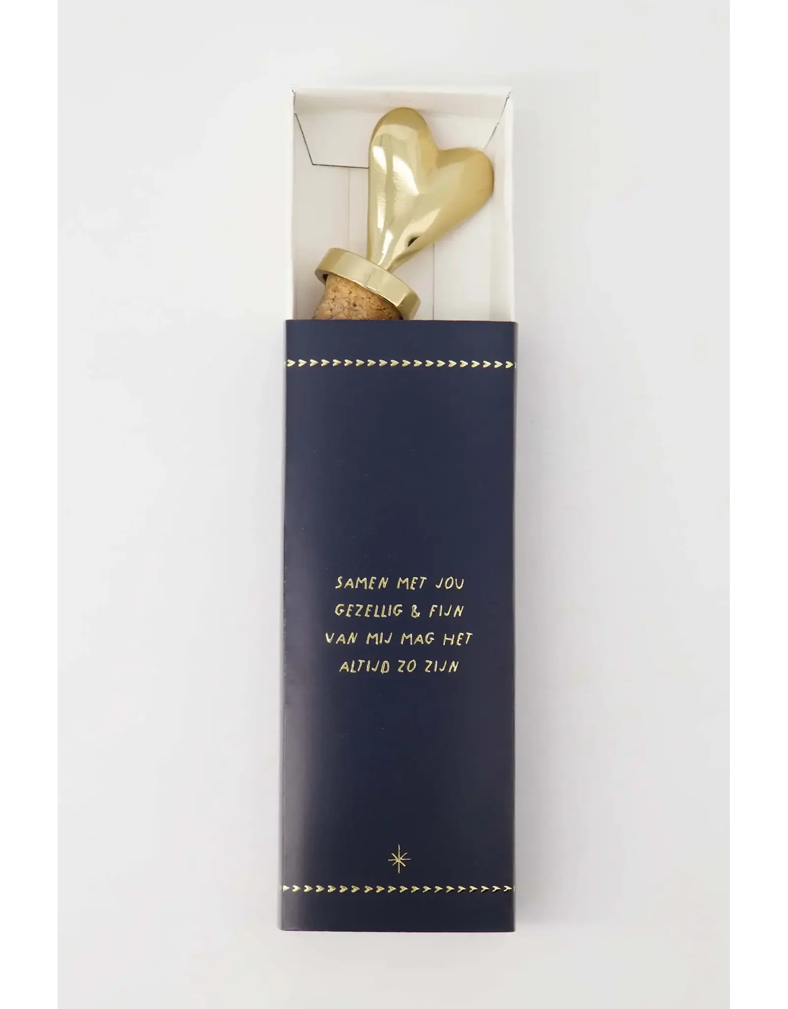 Zusss Wijnstopper - Hartje Goud