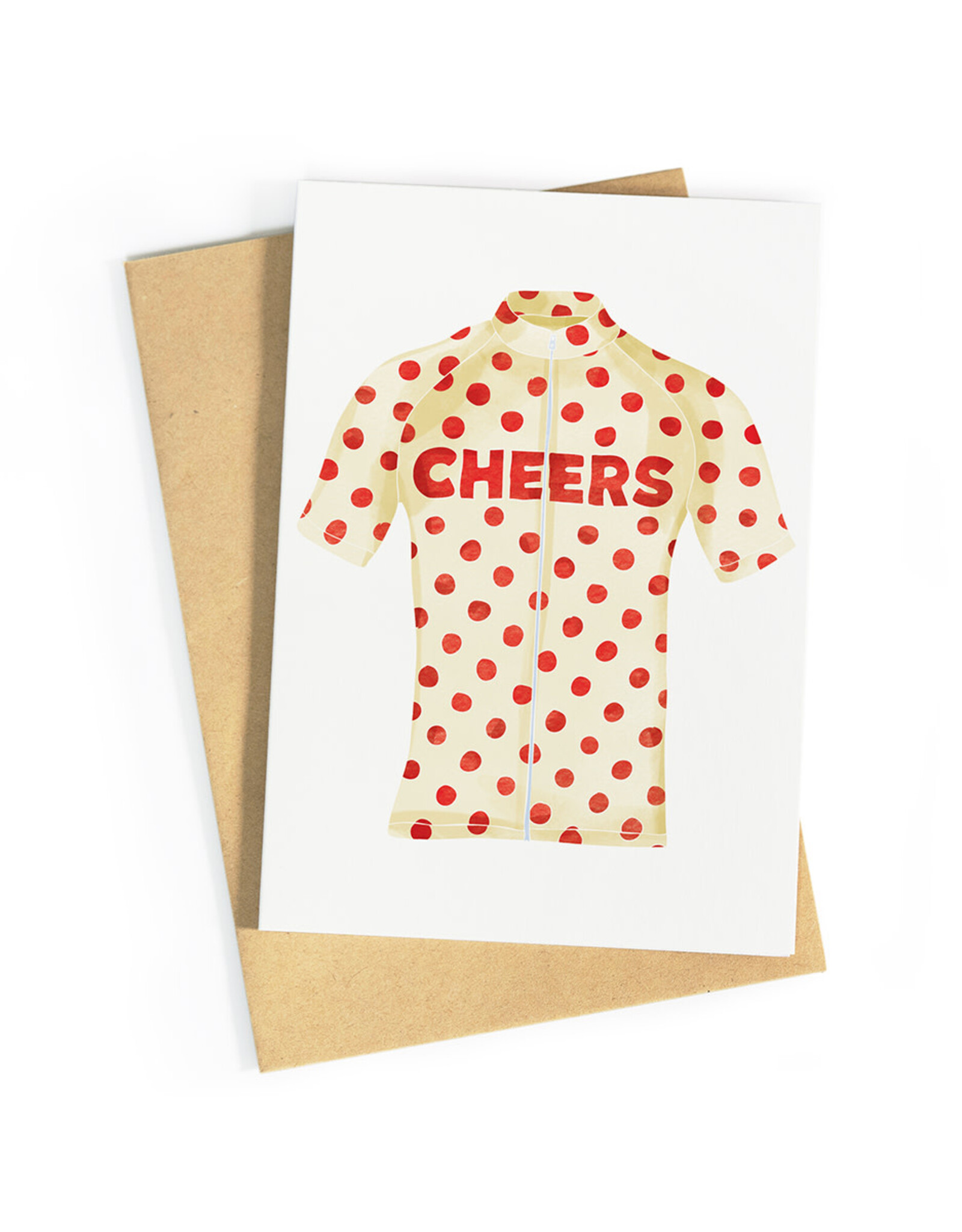 Studio Zwoane Wenskaart - Koerstruitje, Cheers -  Dubbele kaart + Envelop