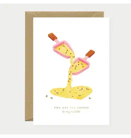 All The Ways to Say Wenskaart - Cheese to my raclette - Dubbele kaart + Envelop