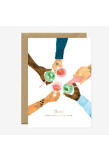 All The Ways to Say Wenskaart - Cheers! - Dubbele kaart + Envelop