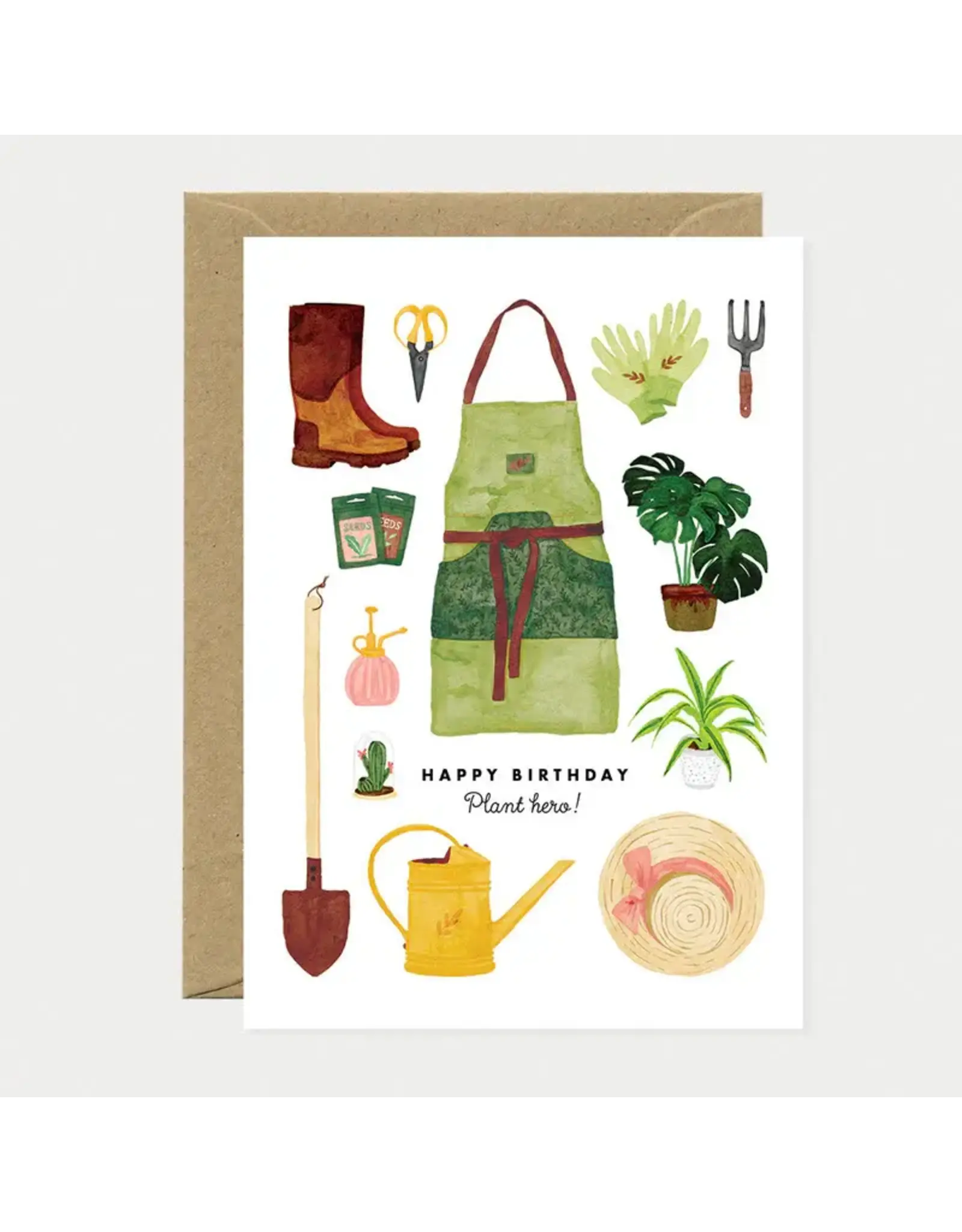 All The Ways to Say Wenskaart - Plant Hero - Dubbele kaart + Envelop