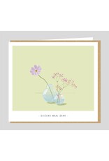 Studio Mie Wenskaart - Duizend maal dank - Dubbele kaart + Envelop