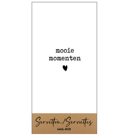 Mail-Box Servetten - Mooie Moment - 20 x 10 cm - 15st