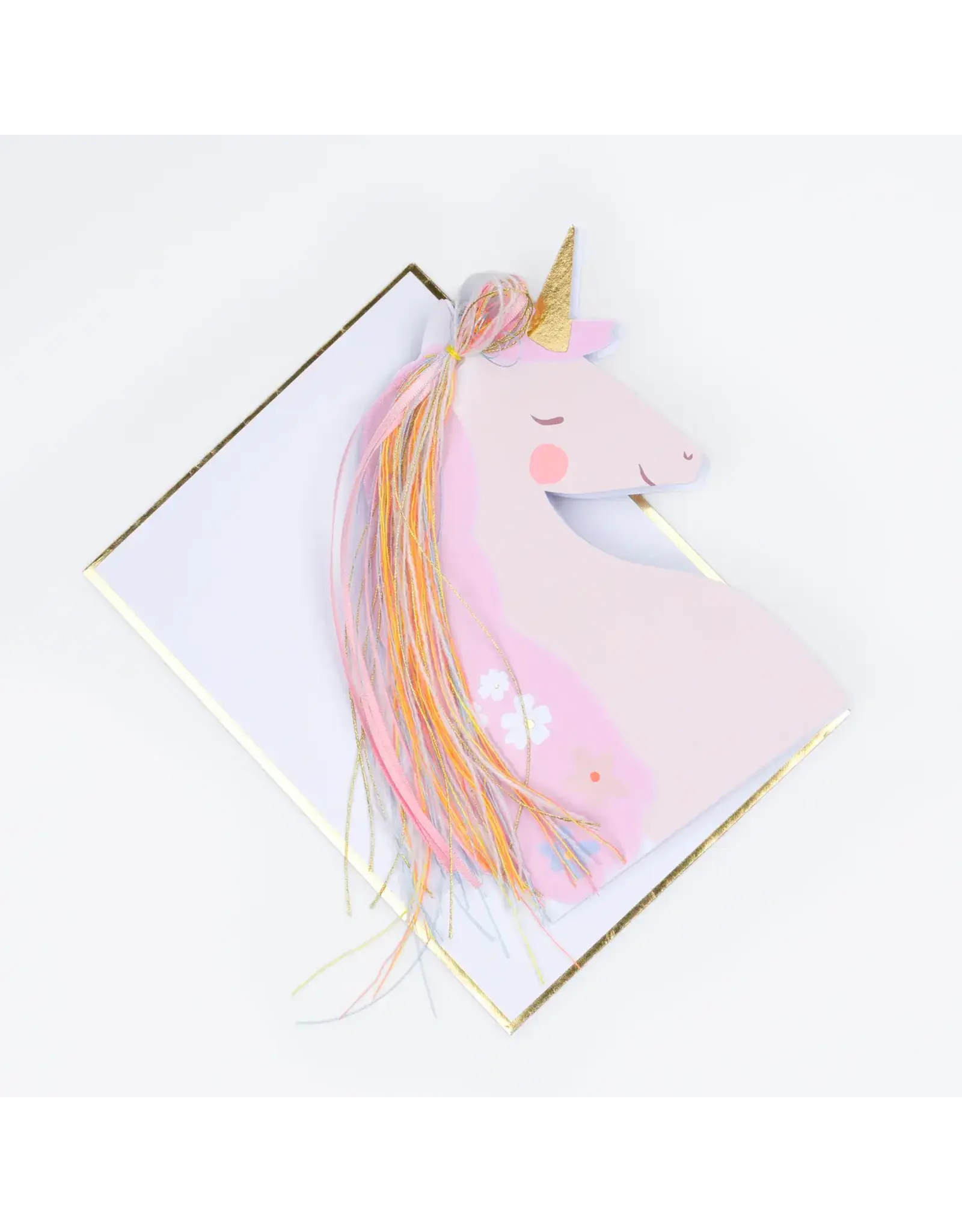 Meri Meri Wenskaart - Unicorn Birthday Kaart + Envelop