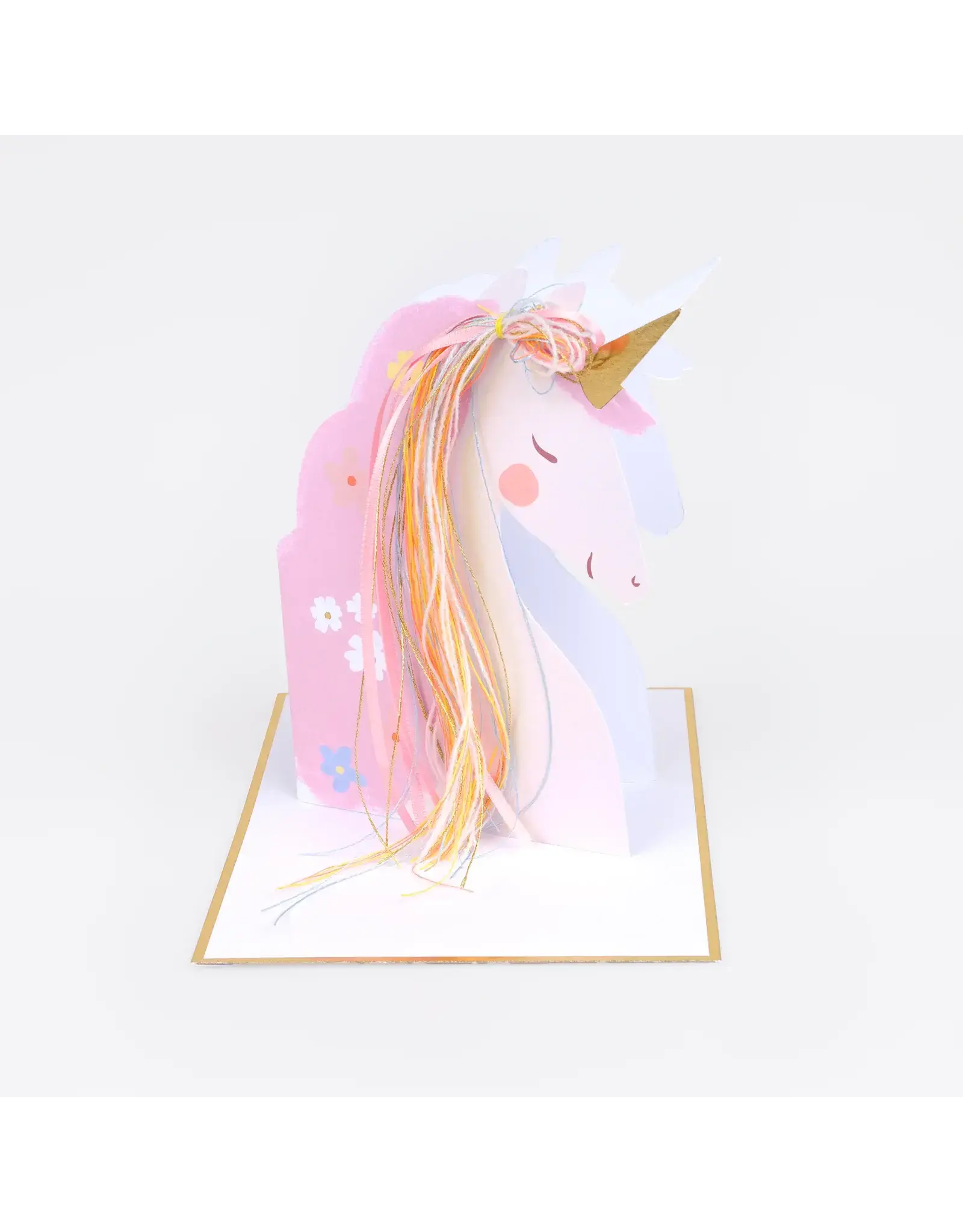 Meri Meri Wenskaart - Unicorn Birthday Kaart + Envelop