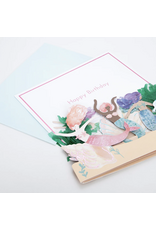 Meri Meri Wenskaart - Mermaid Concertina Kaart + Envelope