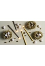 Uyuni Led, Tafelkaarsen - Dusty Green - 2st - Ø2,3x32cm