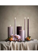 Uyuni Led, Tafelkaarsen - Light Lavender - 2st - Ø2,3x32cm