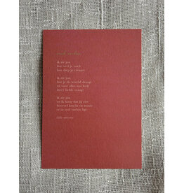 Little Universe Wenskaart - Veel voelen - Postkaart + Envelop