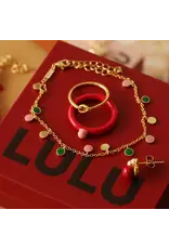 Lulu Copenhagen Color Ring Top - Enamel - Hot Coral/Burnt