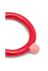 Lulu Copenhagen Color Ring Top - Enamel - Hot Coral/Burnt