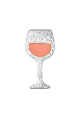 Lulu Copenhagen Oorbel Stud Rosé - Friday - Zilver - Single