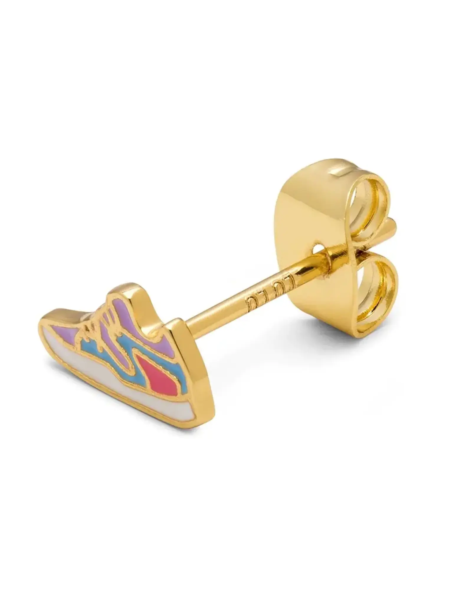 Lulu Copenhagen Oorbel Stud - Sneaker - Goud - Single