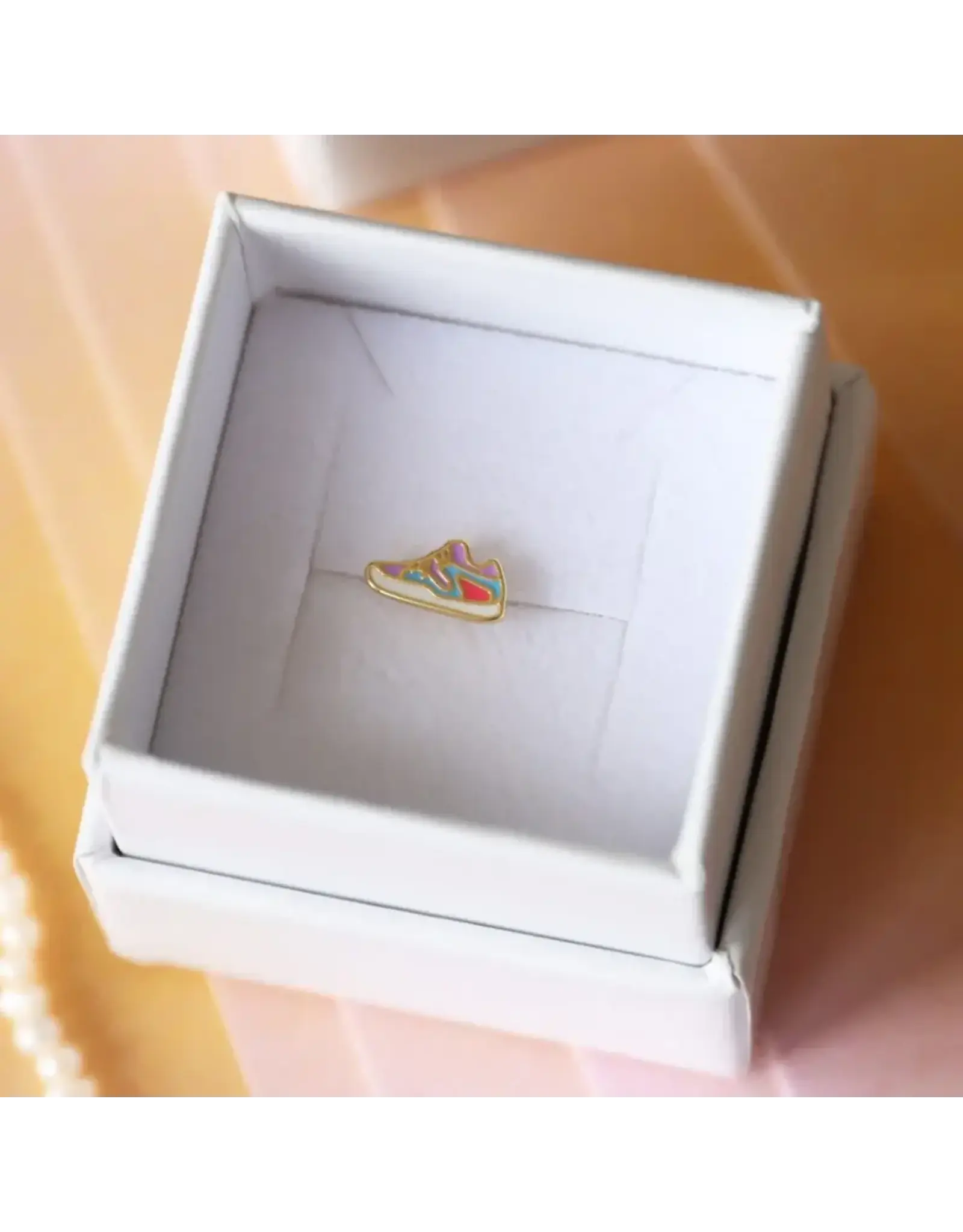 Lulu Copenhagen Oorbel Stud - Sneaker - Goud - Single