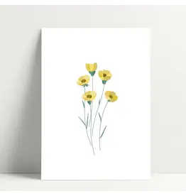Poussière des rues Wenskaart - Buttercup - Postkaart + Envelop
