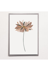 Poussière des rues Wenskaart - Marguerite Rose - Postkaart + Envelop