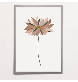 Poussière des rues Wenskaart - Marguerite Rose - Postkaart + Envelop