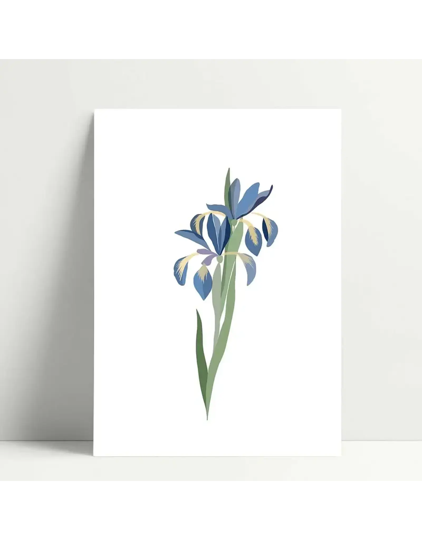 Poussière des rues Wenskaart - Iris - Postkaart + Envelop