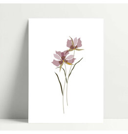 Poussière des rues Wenskaart - Jeanne - Postkaart + Envelop