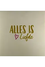 Yett Tegeltje - Alles is liefde, Creme/Goud - 10x10