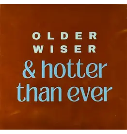 Yett Tegeltje - Older wiser & hotter than ever, Terra/Warmblauw - 10x10