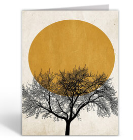 East End Wenskaart - Winter Morning - Dubbele kaart + Envelop