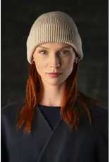 Wolvis Wolvis Beanie - Alabaster - 100% Merinowol