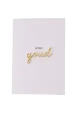 Zusss Wenskaart - Magneet, jij bent goud - Dubbele kaart + Envelop