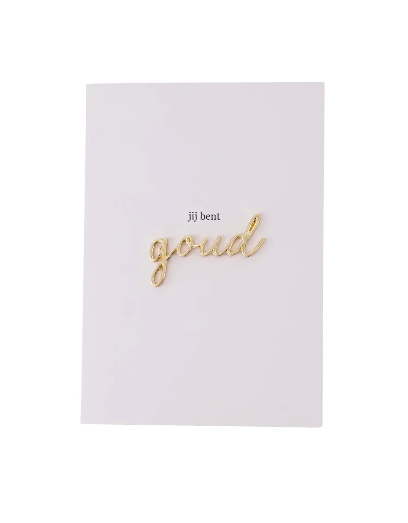 Zusss Wenskaart - Magneet, jij bent goud - Dubbele kaart + Envelop