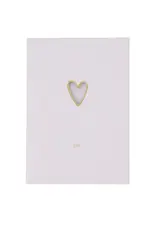 Zusss Wenskaart - Hartje, Liefs - Dubbele kaart + Envelop