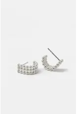 Studio MHL Oorbel MHL - Dotted Hoop - Zilver925