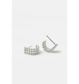 Studio MHL Oorbel MHL - Dotted Hoop - Zilver925