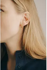 Studio MHL Oorbel MHL - Dotted Hoop - Zilver925