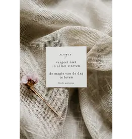 Little Universe Mini Staand lijstje + Mini Poëzie 'Magie'