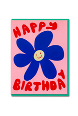 Joyful Wenskaart - BD Flower - Dubbele kaart + Envelop